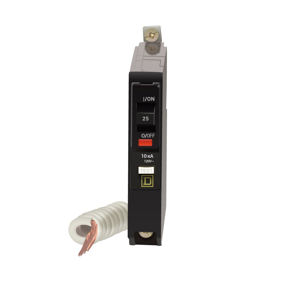 QOB125GFI - Square D - 25 Amp GFCI Circuit Breaker