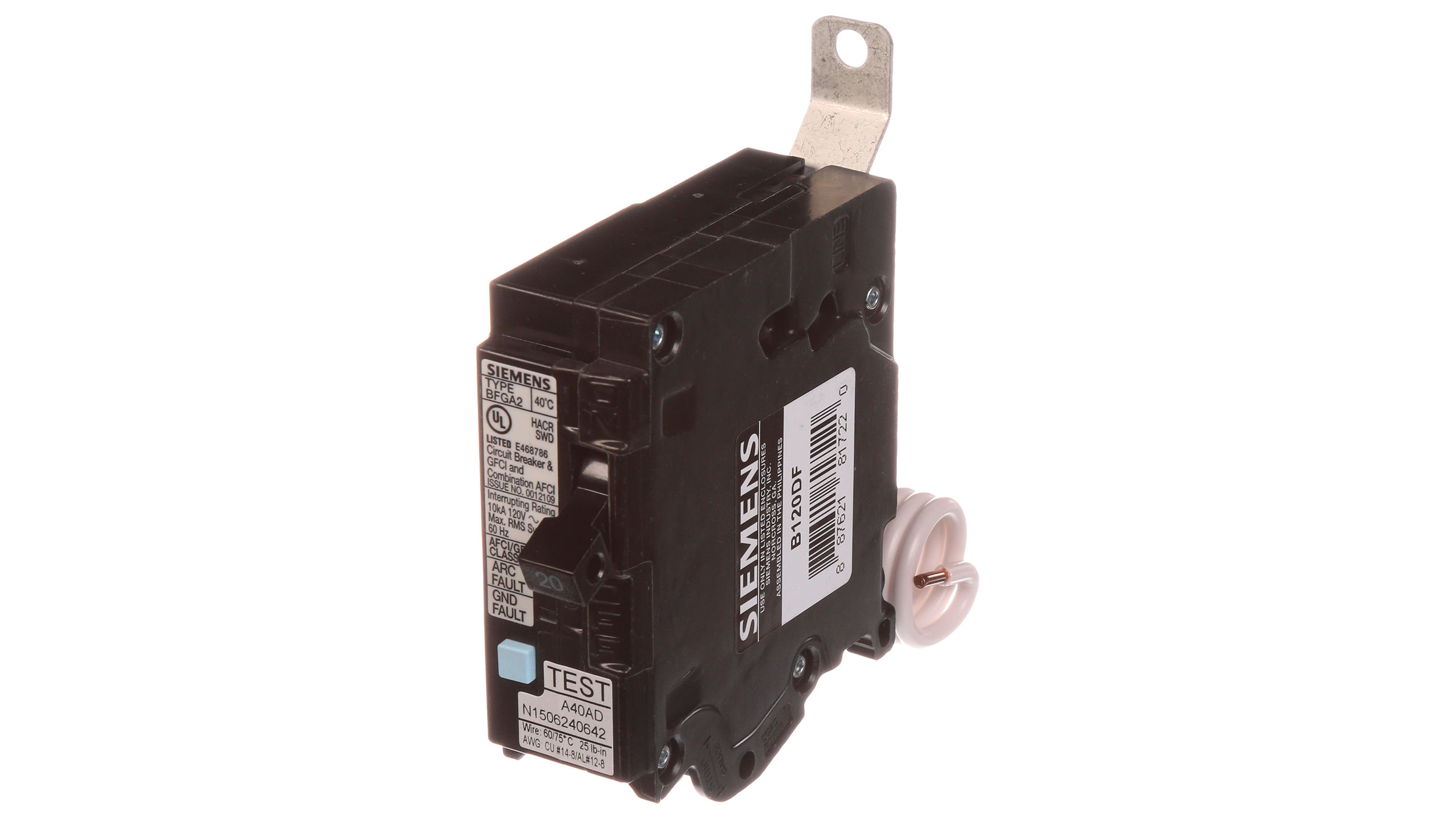 B120DF - Siemens - 20 Amp Molded Case Circuit Breaker