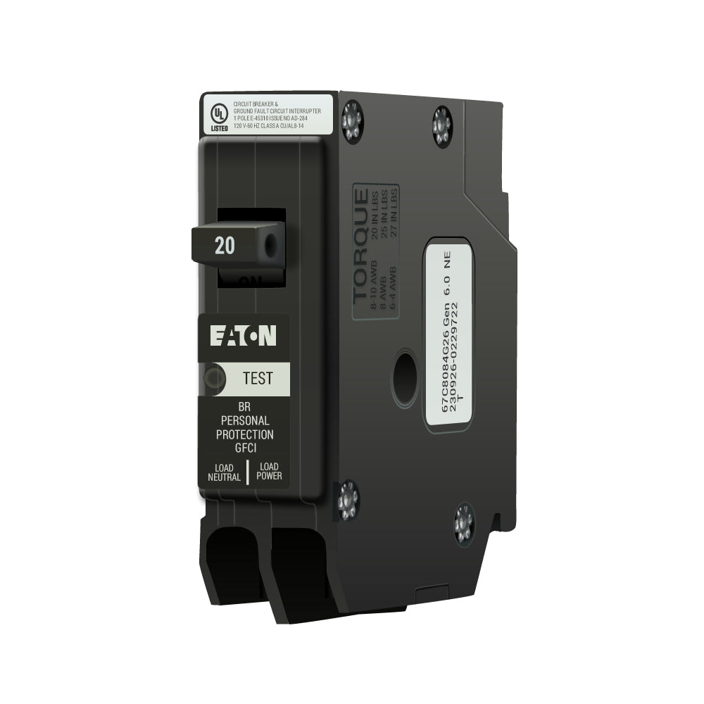 BRN115GF - Eaton - 15 Amp GFCI Circuit Breaker