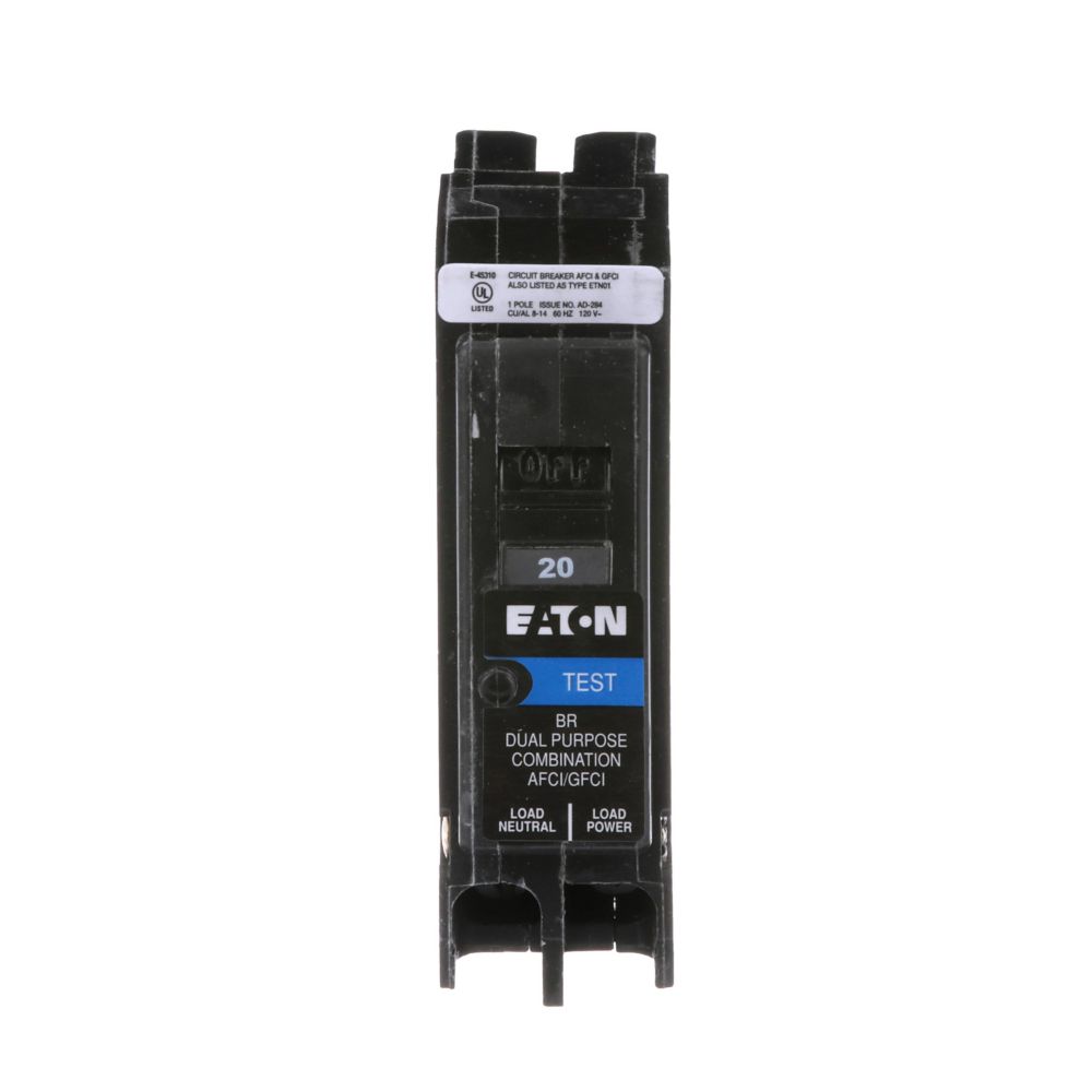BRP120DF - Eaton - 20 Amp Dual Function Circuit Breaker