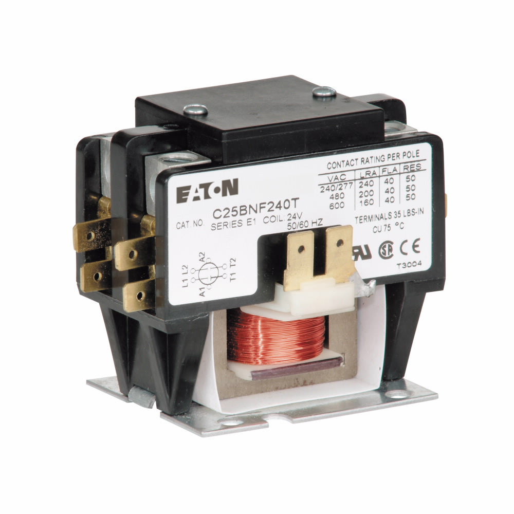 C25BNF240T - Eaton - 40 Amp Magnetic Contactor