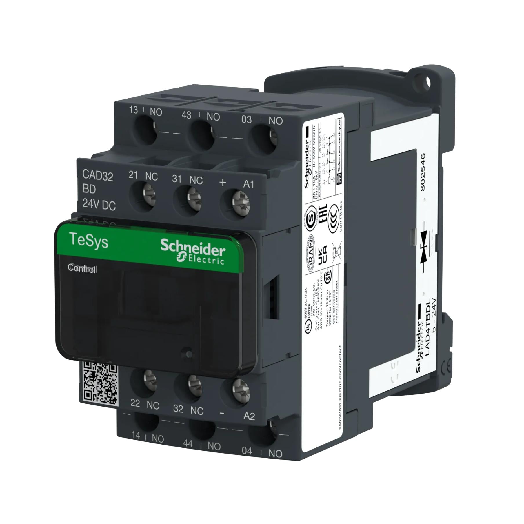 Contactor Model Cad32 CAD32BD - Square D - Contactor