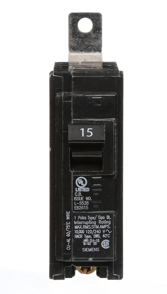 B115 - Siemens - 15 Amp Circuit Breaker