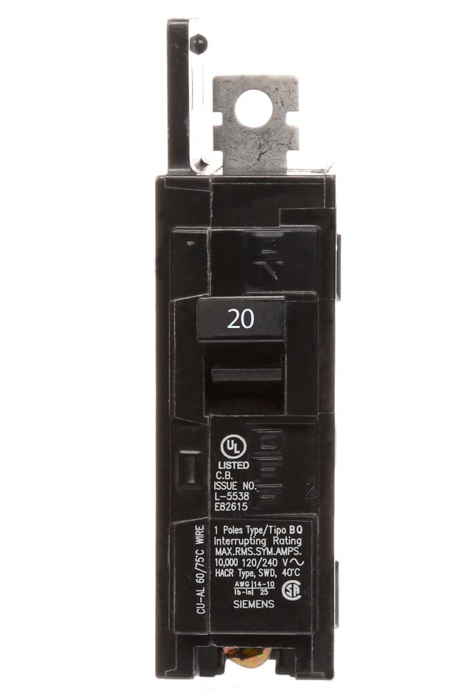BQ1B020 - Siemens - 20 Amp Circuit Breaker