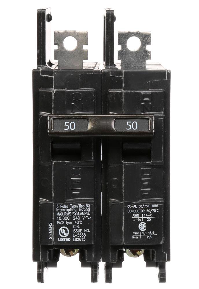 BQ2B050 - Siemens - 50 Amp Circuit Breaker