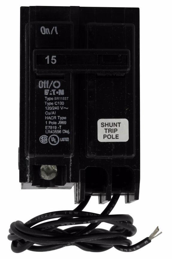 BR115ST - Eaton - 15 Amp Shunt Trip Circuit Breaker