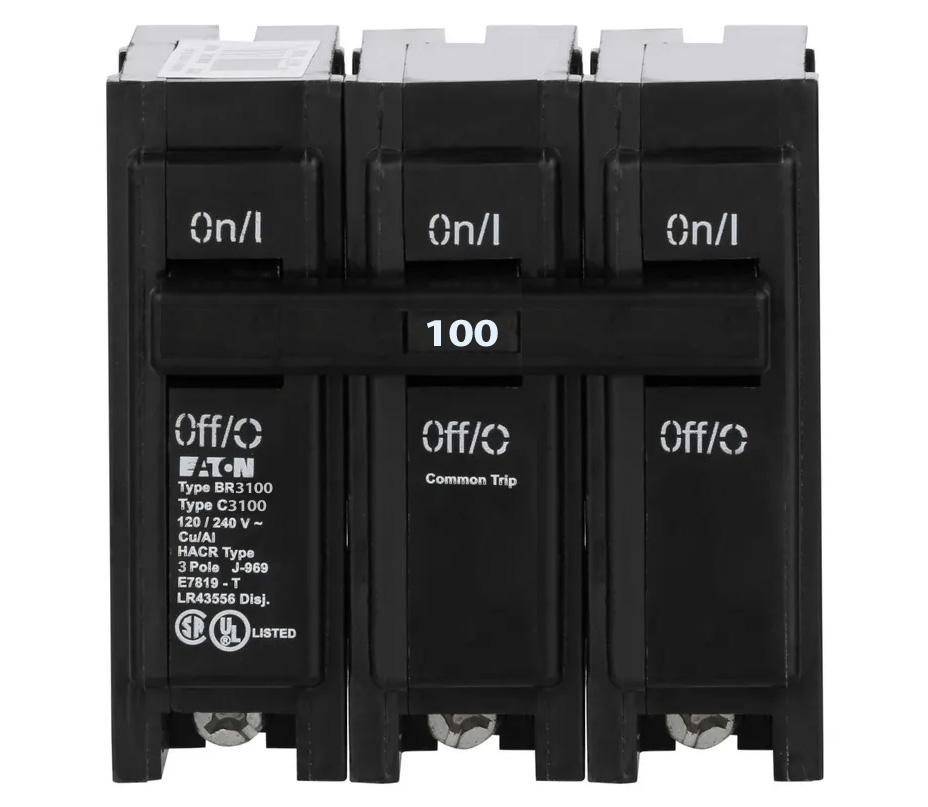 BR3100 - Eaton - 100 Amp Circuit Breaker