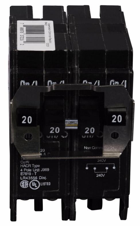 BR420 - Eaton - 20 Amp Molded Case Circuit Breakers