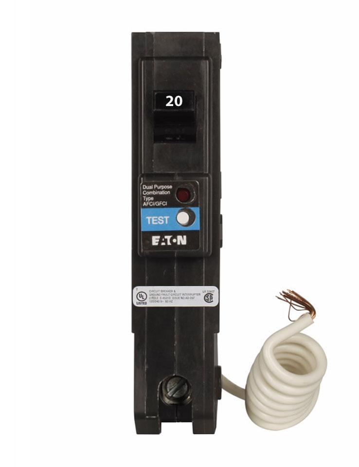 BRLAFGF120 - Eaton - 20 Amp Dual Function Circuit Breaker