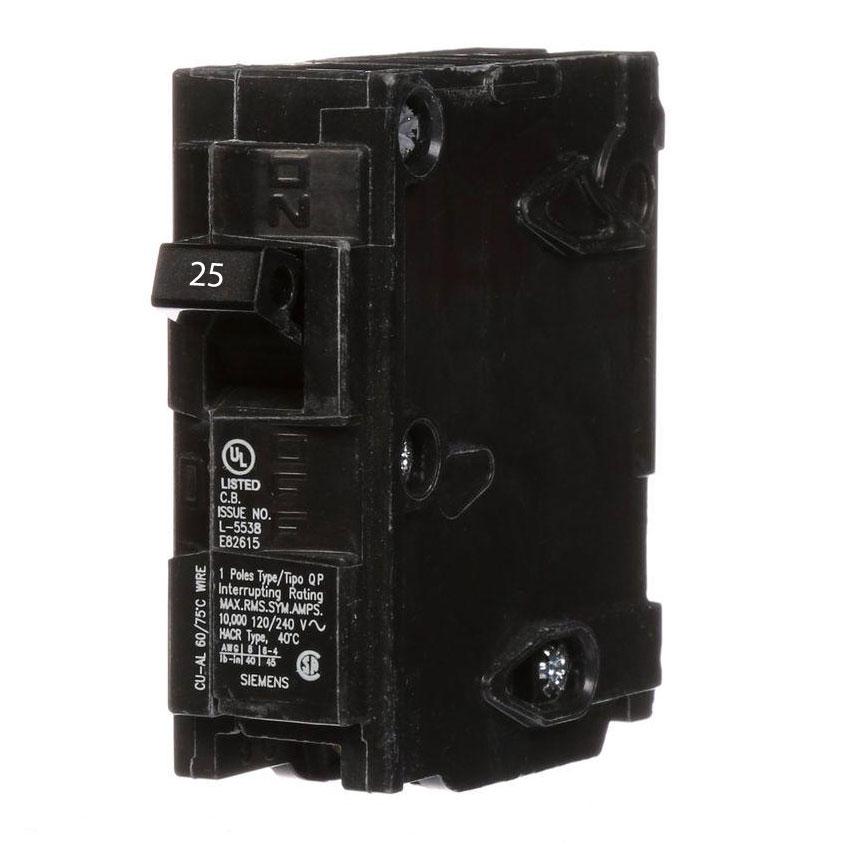 Q125 - Siemens - 25 Amp Circuit Breaker