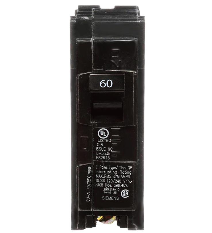 Q160 - Siemens - 60 Amp Circuit Breaker