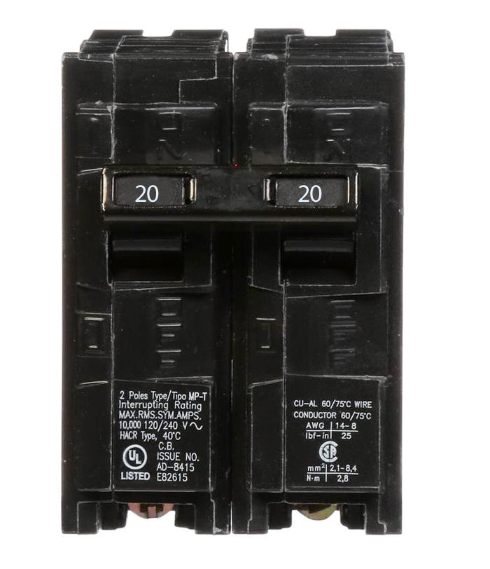 Q220 - Siemens - 20 Amp Circuit Breaker