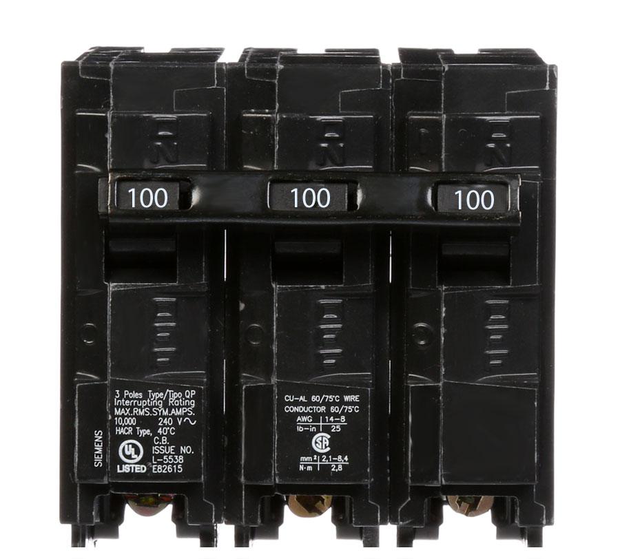 Q3100 - Siemens - 100 Amp Circuit Breaker