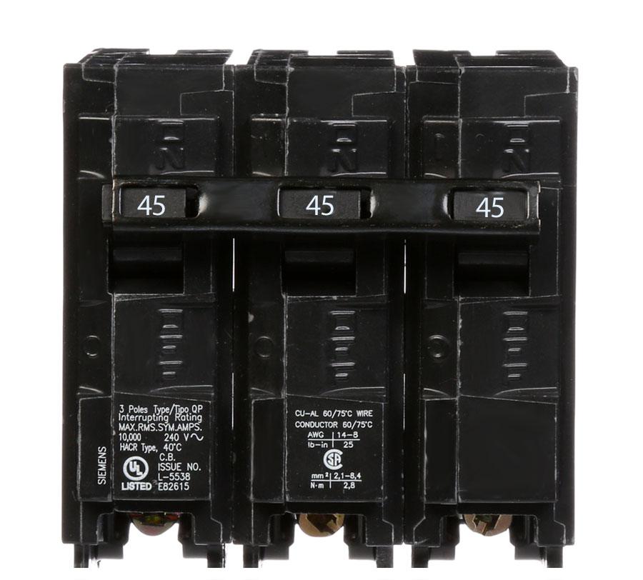 Q345 - Siemens - 45 Amp Circuit Breaker