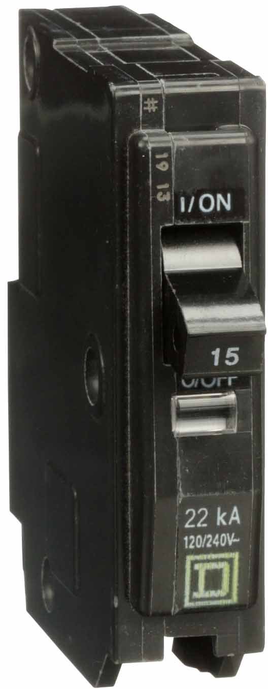 QO115VH - Square D - 15 Amp Molded Case Circuit Breaker