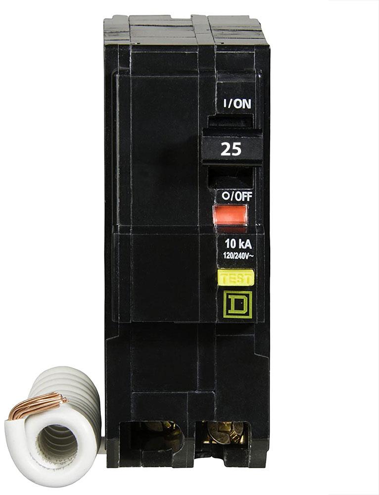 QO225GFI - Square D - 25 Amp GFCI Circuit Breaker