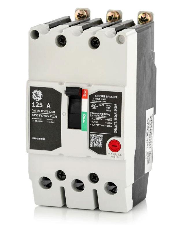 TEYD3125B - GE - Molded Case Circuit Breaker