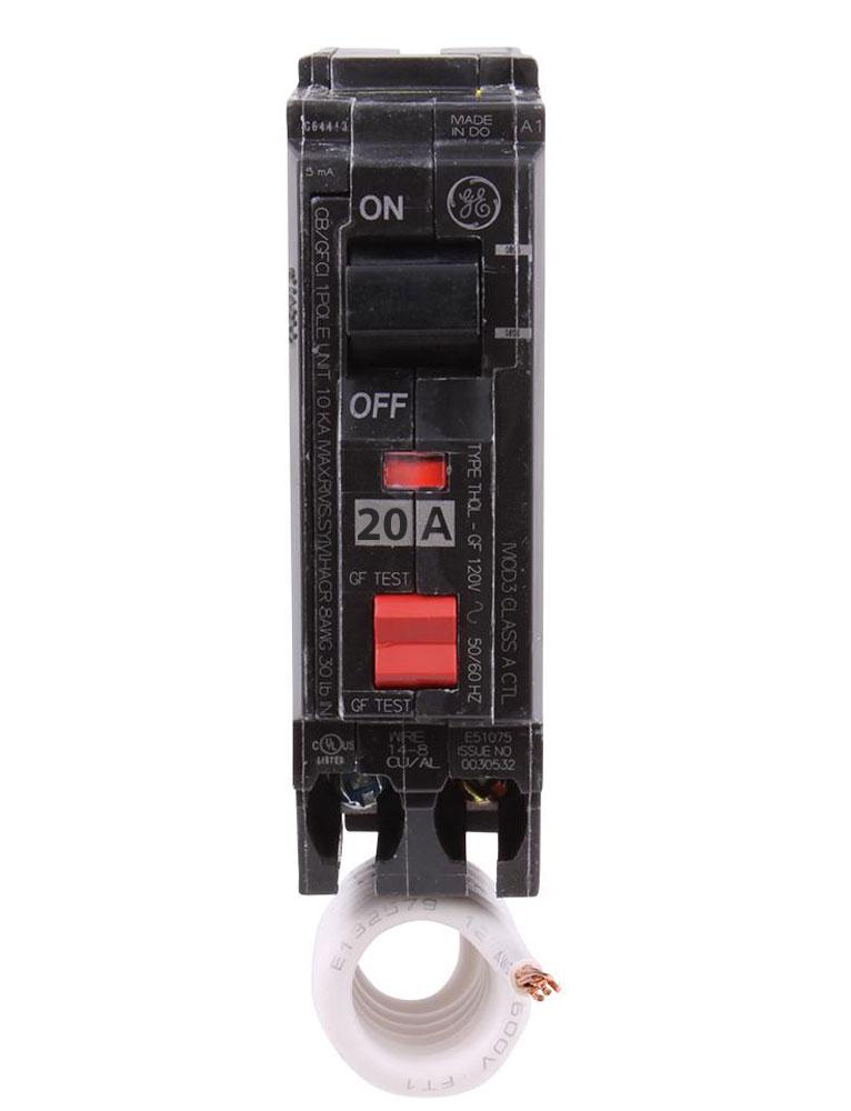 THQL1120GFT - GE - 20 Amp GFCI Circuit Breaker