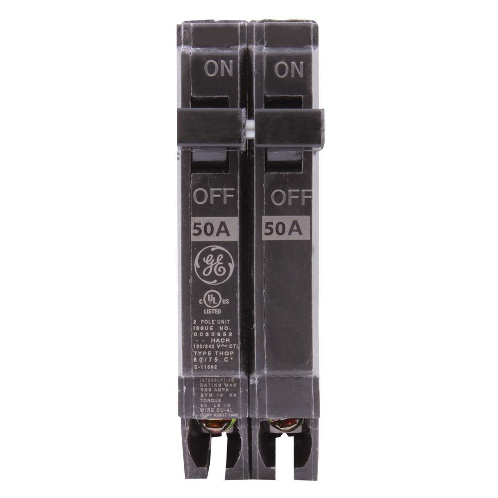 THQP250 - GE - 50 Amp 1/2" Circuit Breaker