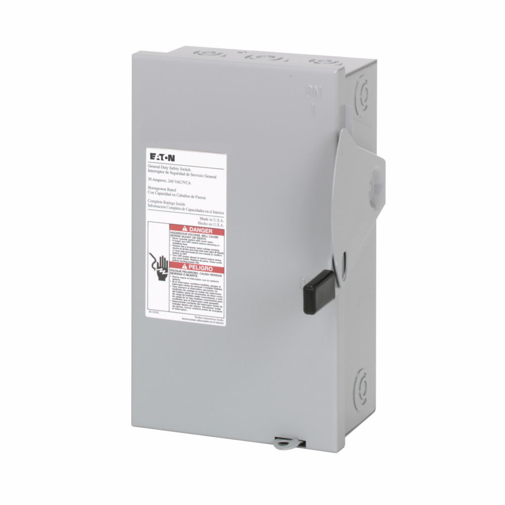 DG221UGB - Eaton - 30 Amp Disconnect and Safety Switch