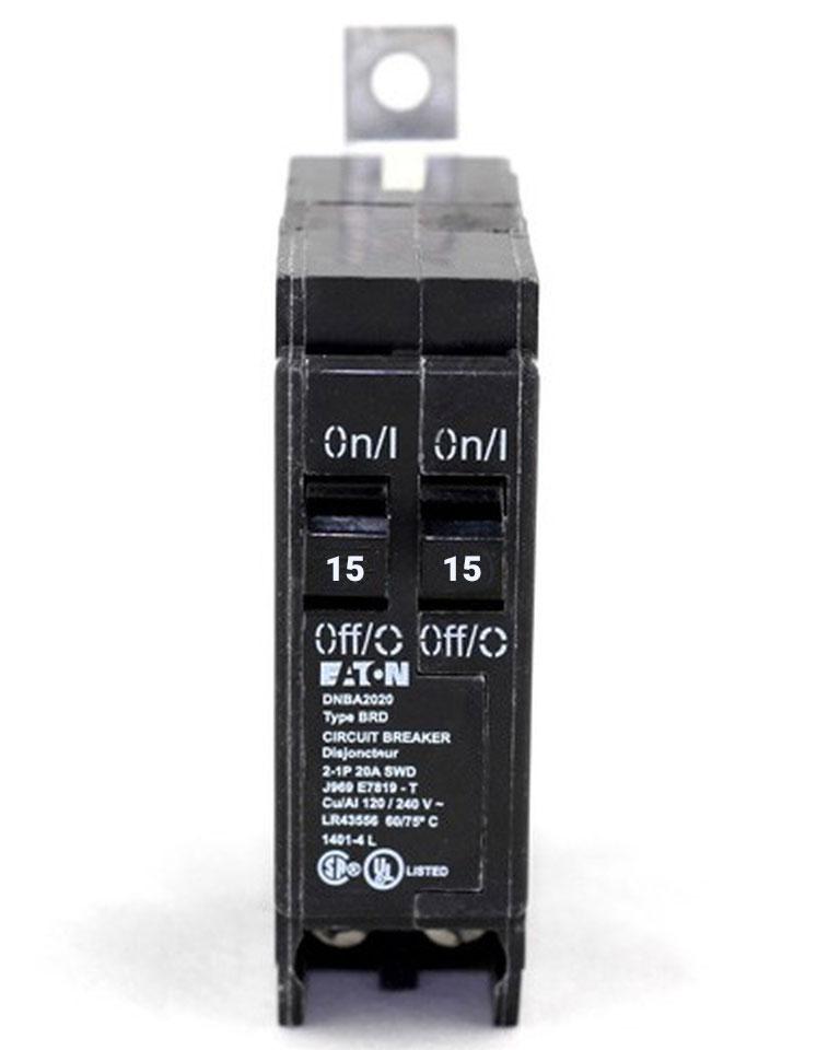 DNBA1515 - Eaton - 15 Amp Tandem Circuit Breaker