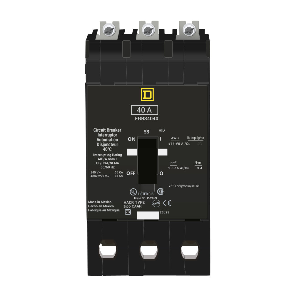 EGB34040 - Square D - Molded Case Circuit Breaker