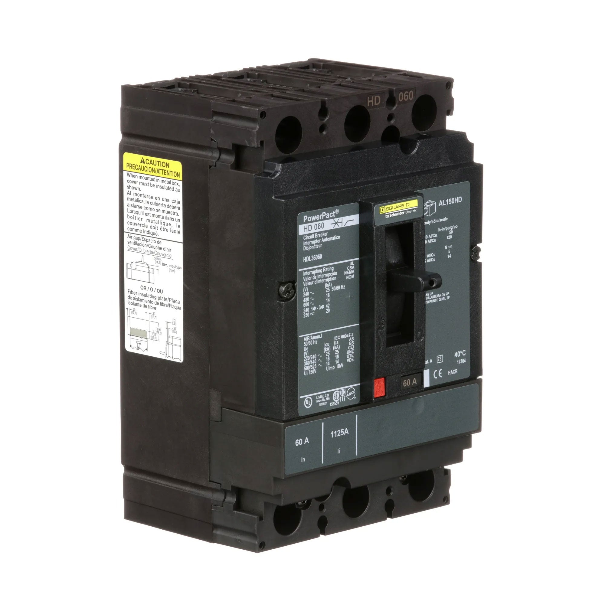 HDL36060 - Square D - Molded Case Circuit Breaker
