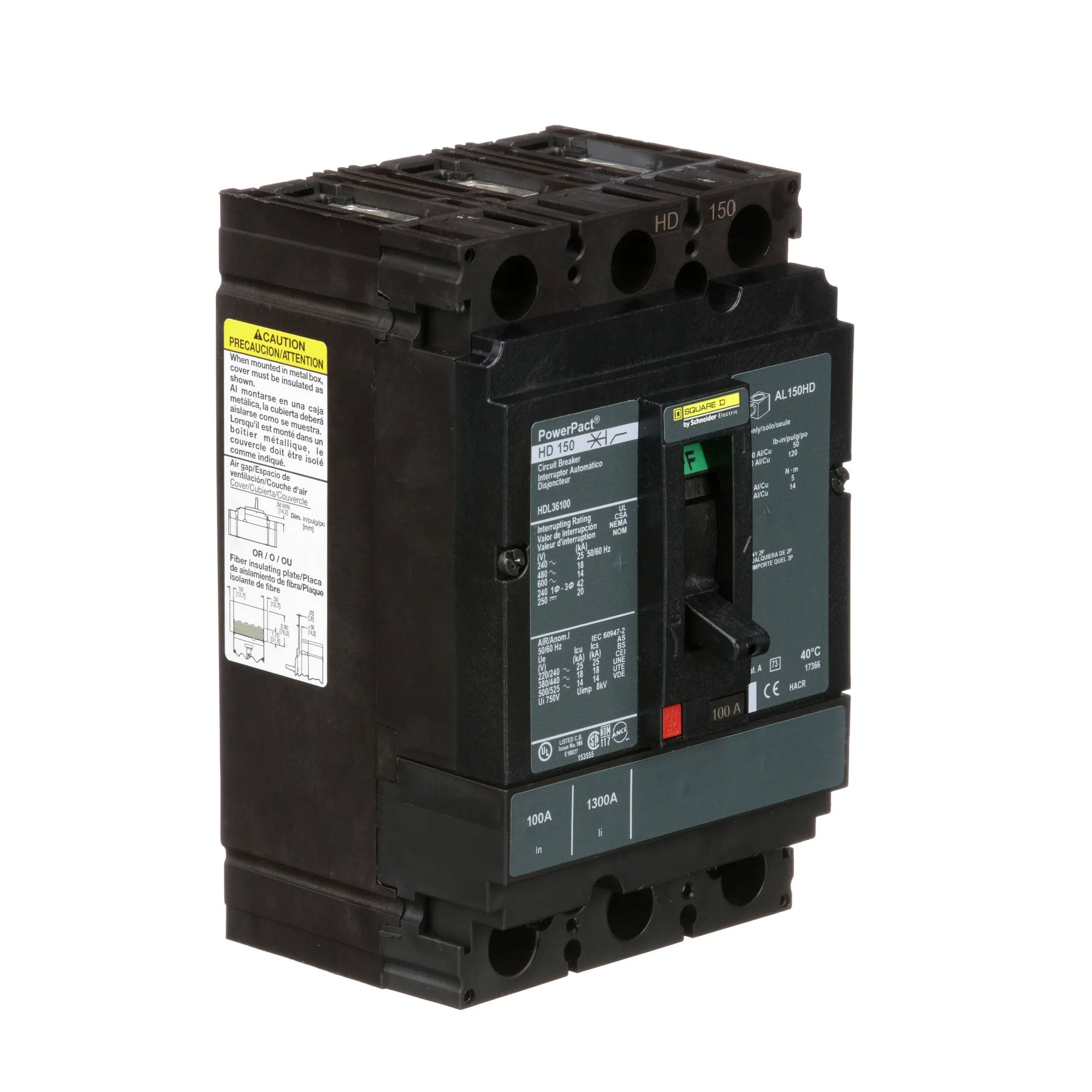 HDL36100 - Square D - Molded Case Circuit Breaker
