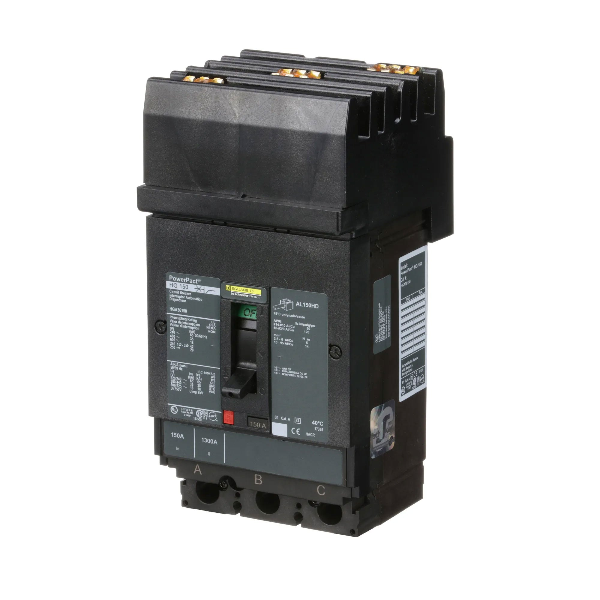 HGA36150 - Square D - Molded Case Circuit Breaker