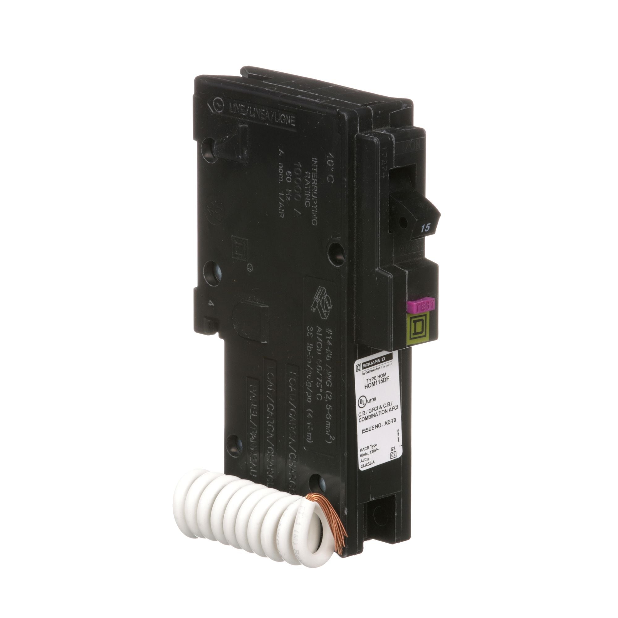 HOM115DFCP - Square D Homeline - Dual Function Circuit Breaker