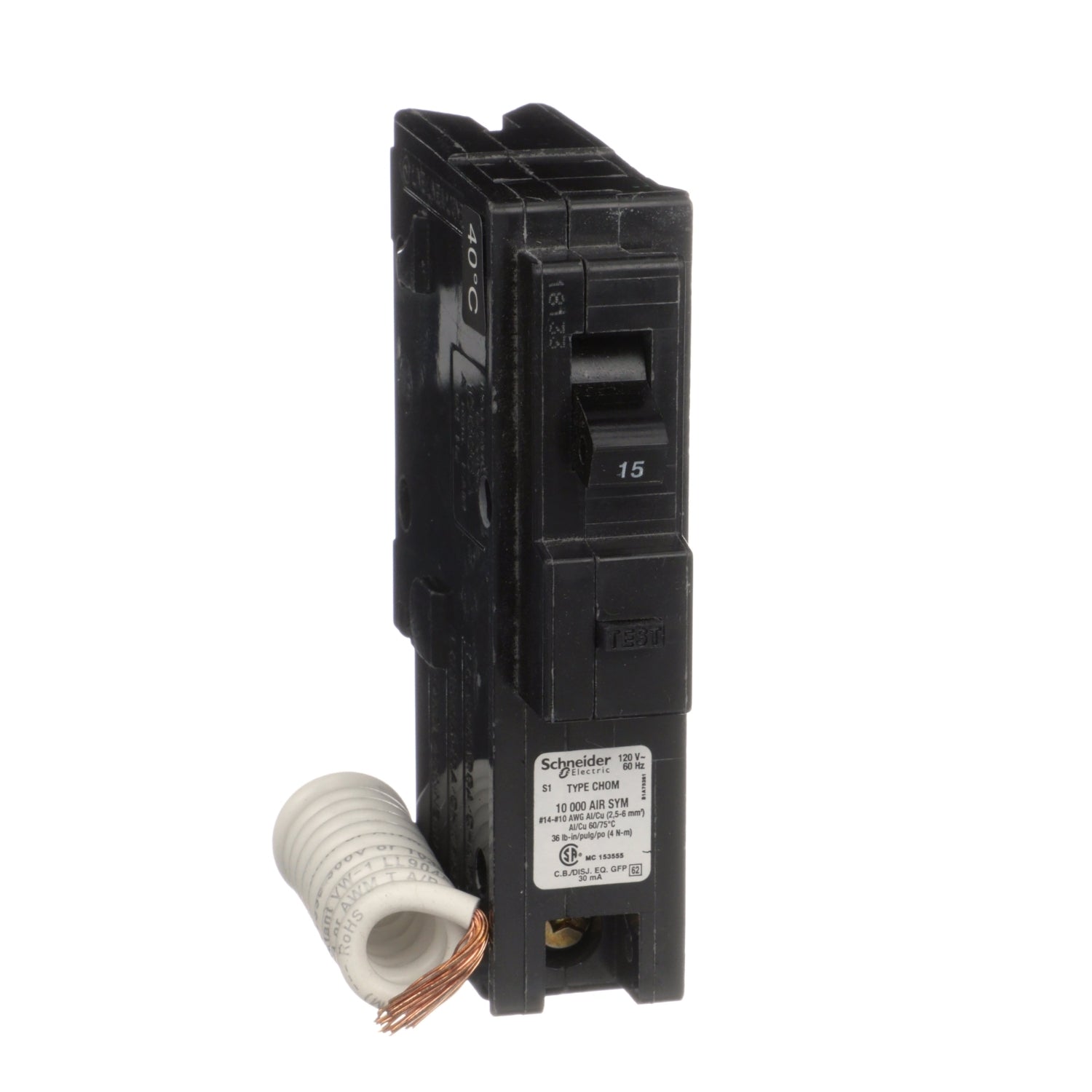 HOM115EPD - Square D Homeline - GFEP Circuit Breaker