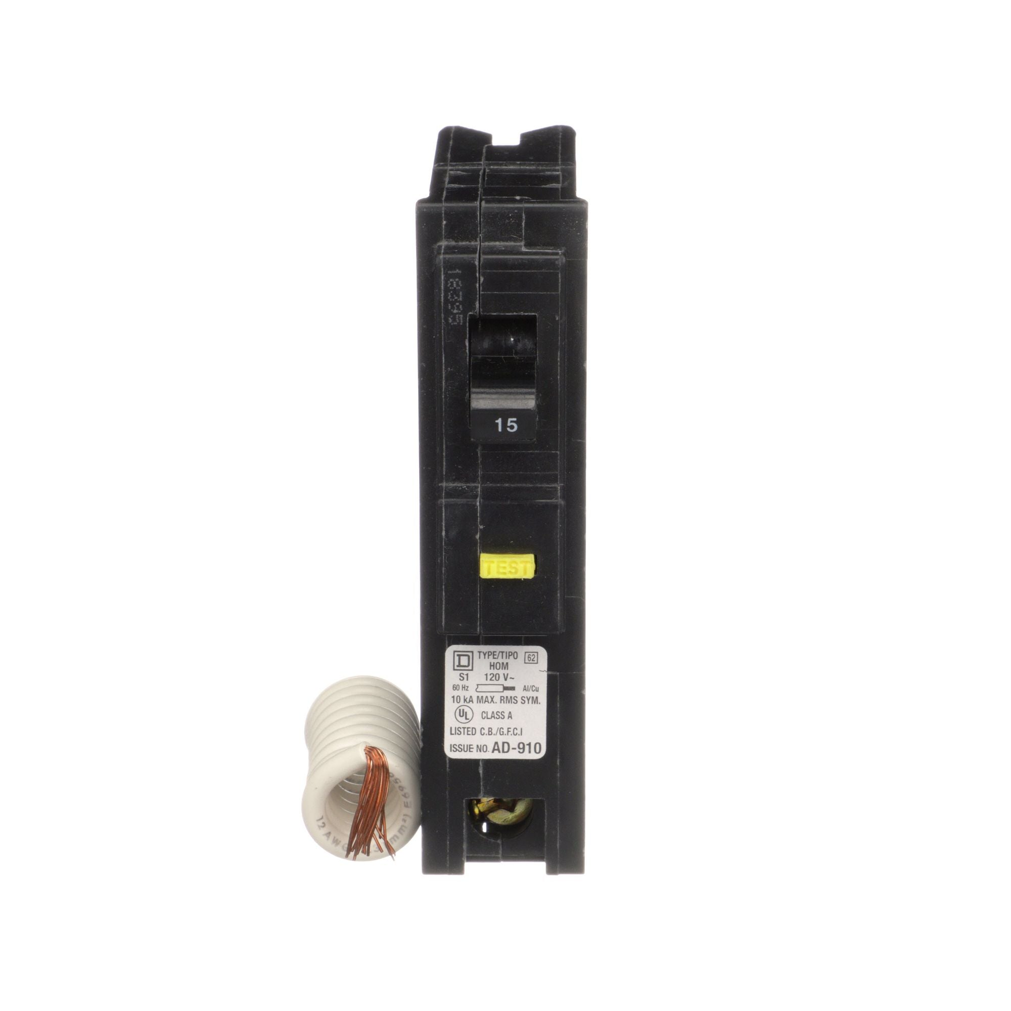 HOM115GFI - Square D Homeline - GFCI Circuit Breaker