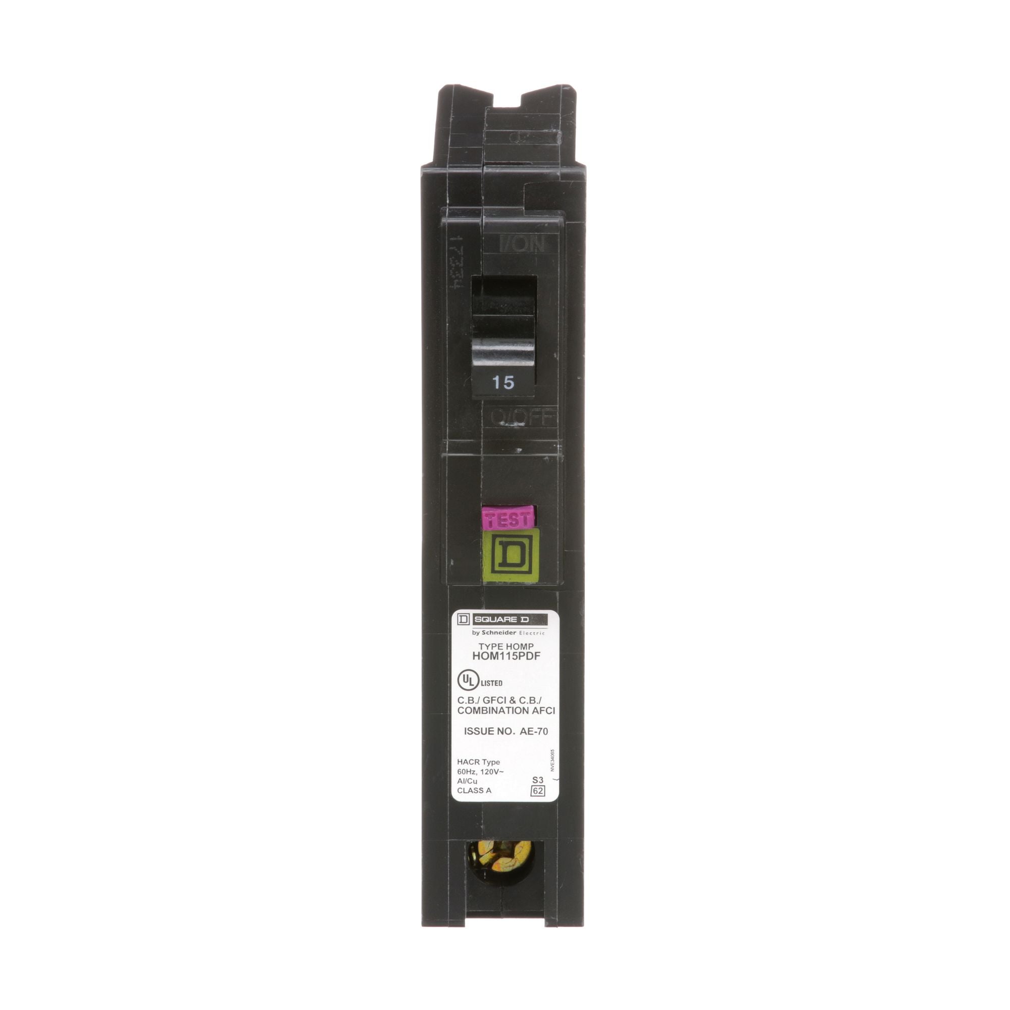 HOM115PDF - Square D Homeline - Circuit Breaker