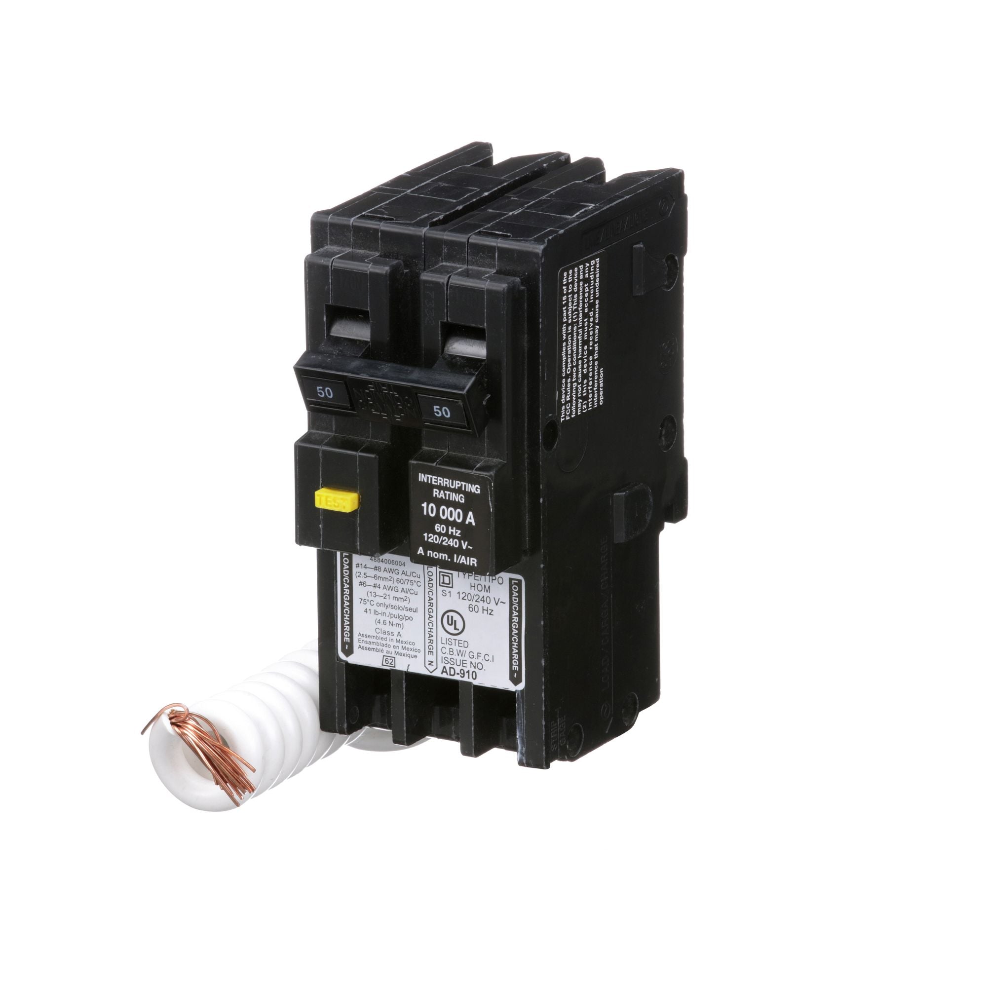 HOM250GFI - Square D Homeline - GFCI Circuit Breaker