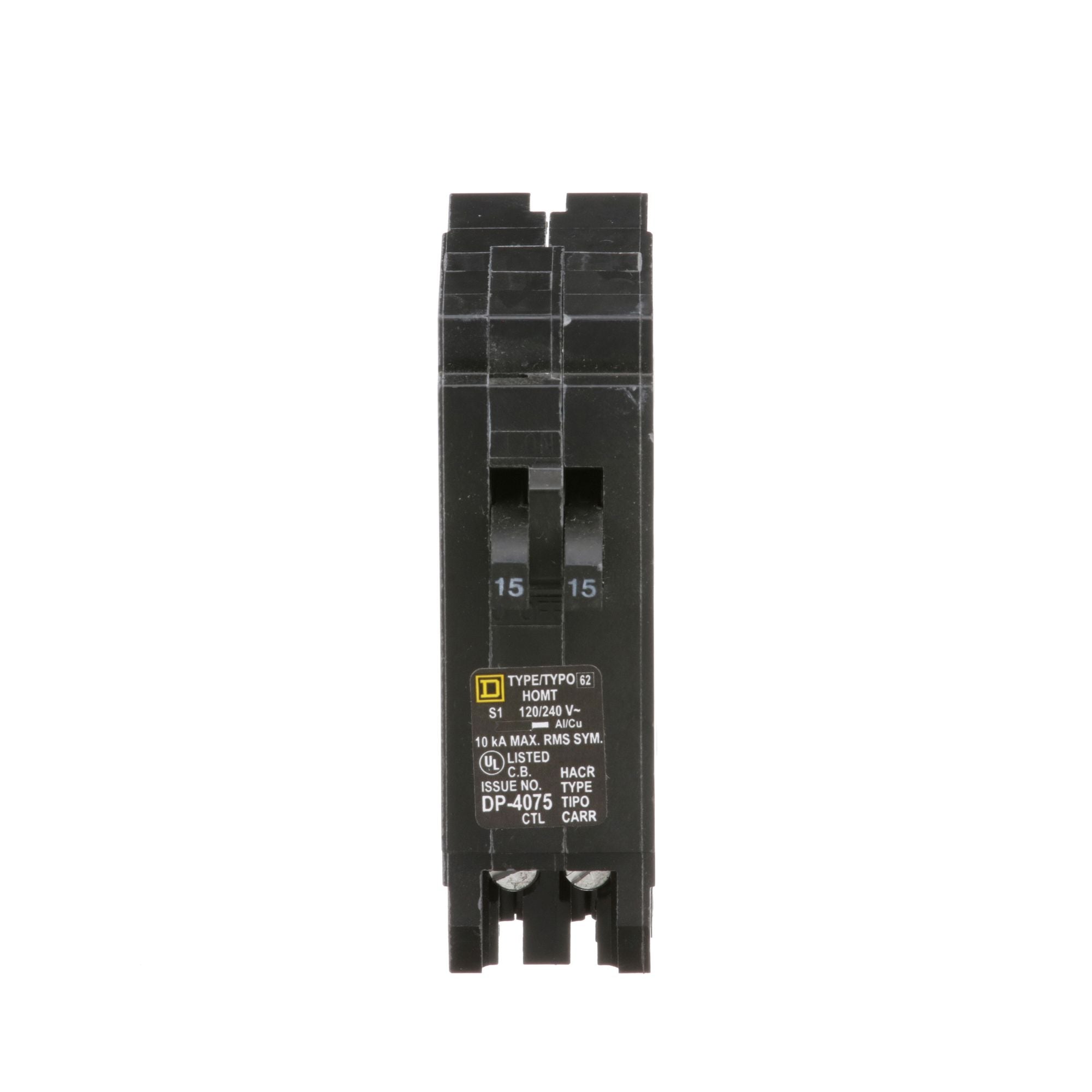 HOMT1515 - Square D Homeline - Tandem Circuit Breaker
