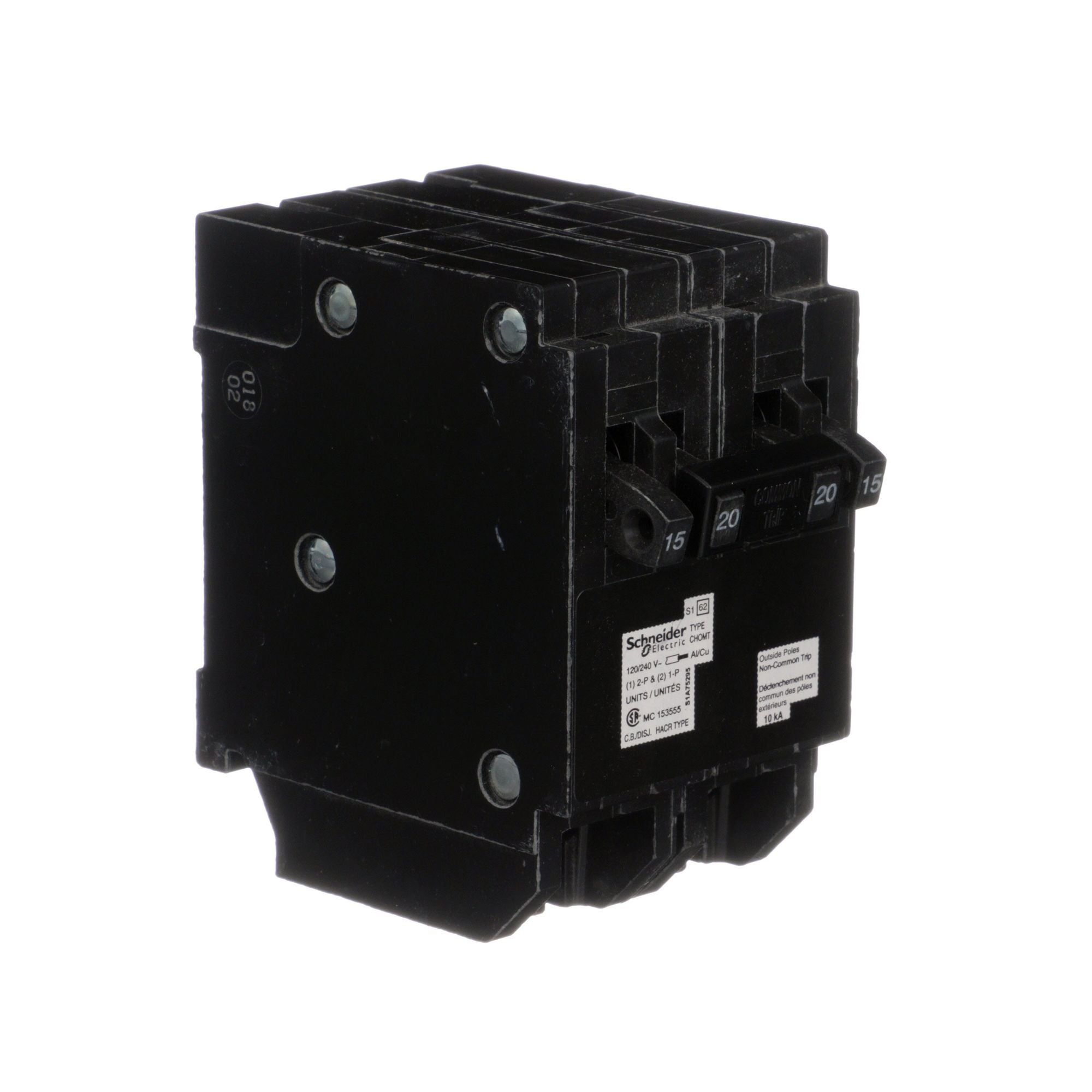 HOMT1515220 - Square D Homeline - Quad Circuit Breaker