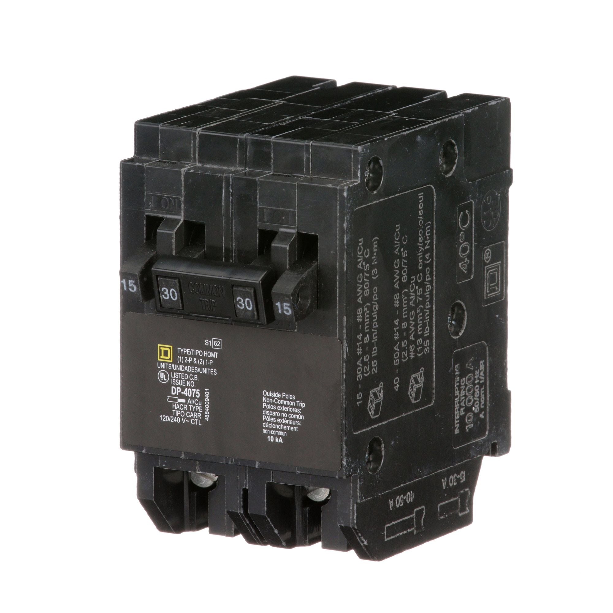 HOMT1515230 - Square D Homeline - Quad Circuit Breaker