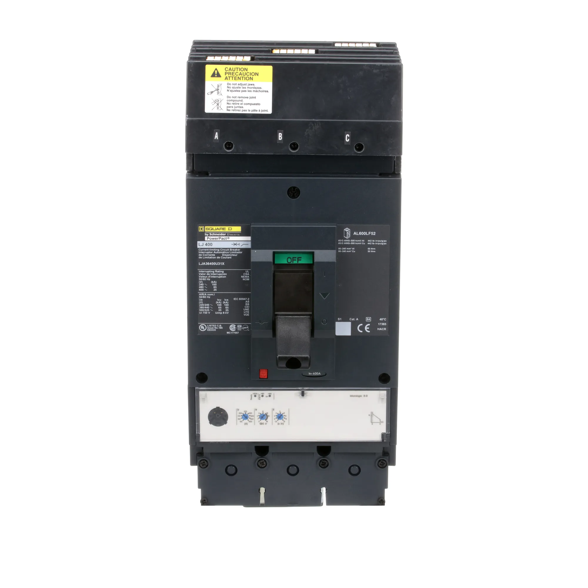 LJA36400U31X - Square D - Molded Case Circuit Breaker