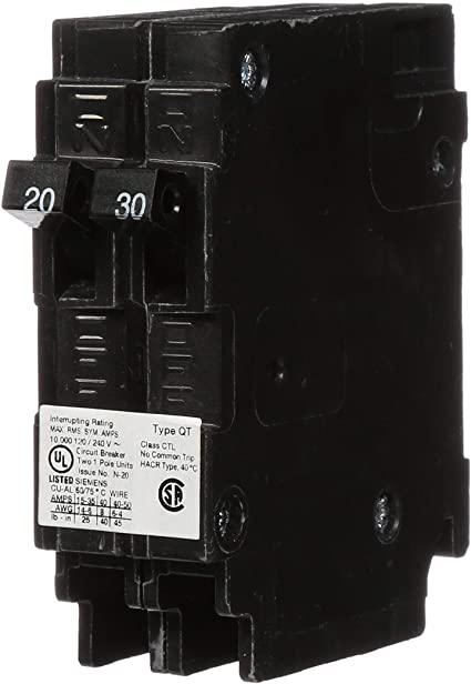 Q2030NC - Siemens - 20 /30 Amp Tandem Circuit Breaker