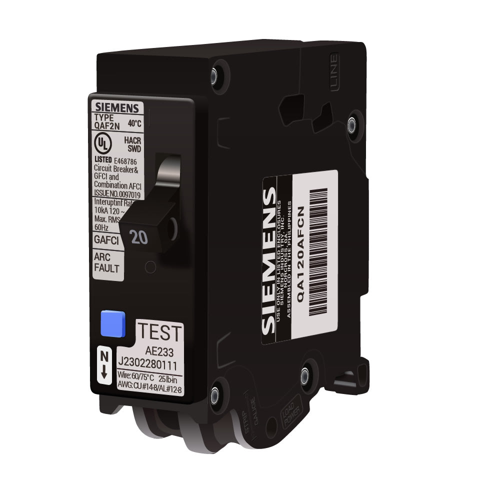 QA120AFCN - Siemens - Arc Fault Circuit Breaker