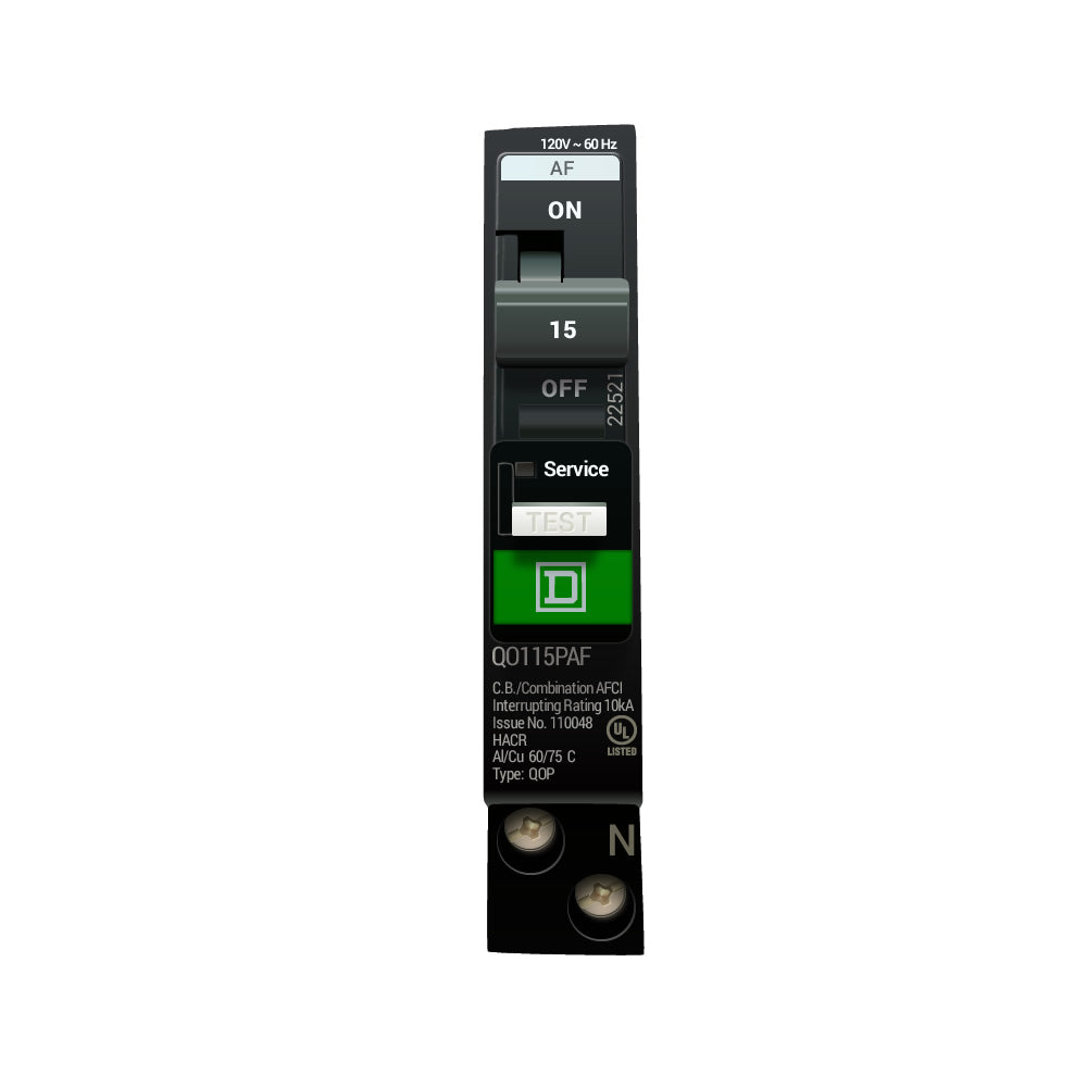 QO115PAF - Square D - Arc Fault (AFCI) Breaker