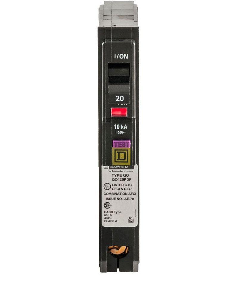 QO120PAFGF - Square D - Dual Function Circuit Breaker
