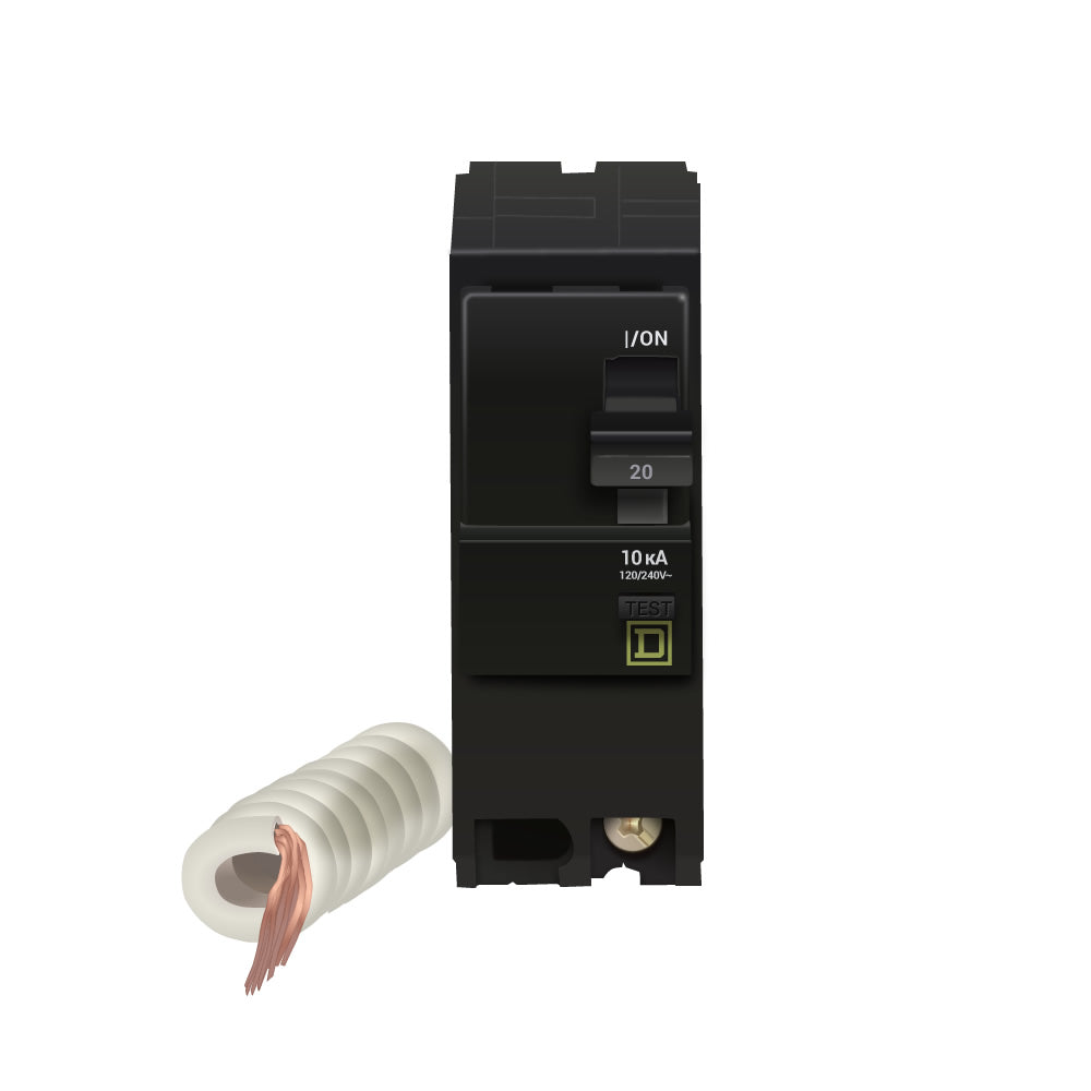 QO220EPD - Square D - 20 Amp GFEP Circuit Breaker