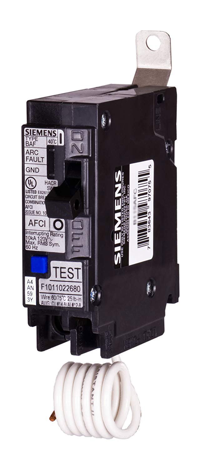B120AFC - Siemens - 20 Amp AFCI Circuit Breaker