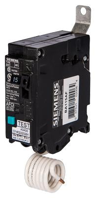 BA115AF - Siemens - 15 Amp AFCI Circuit Breaker