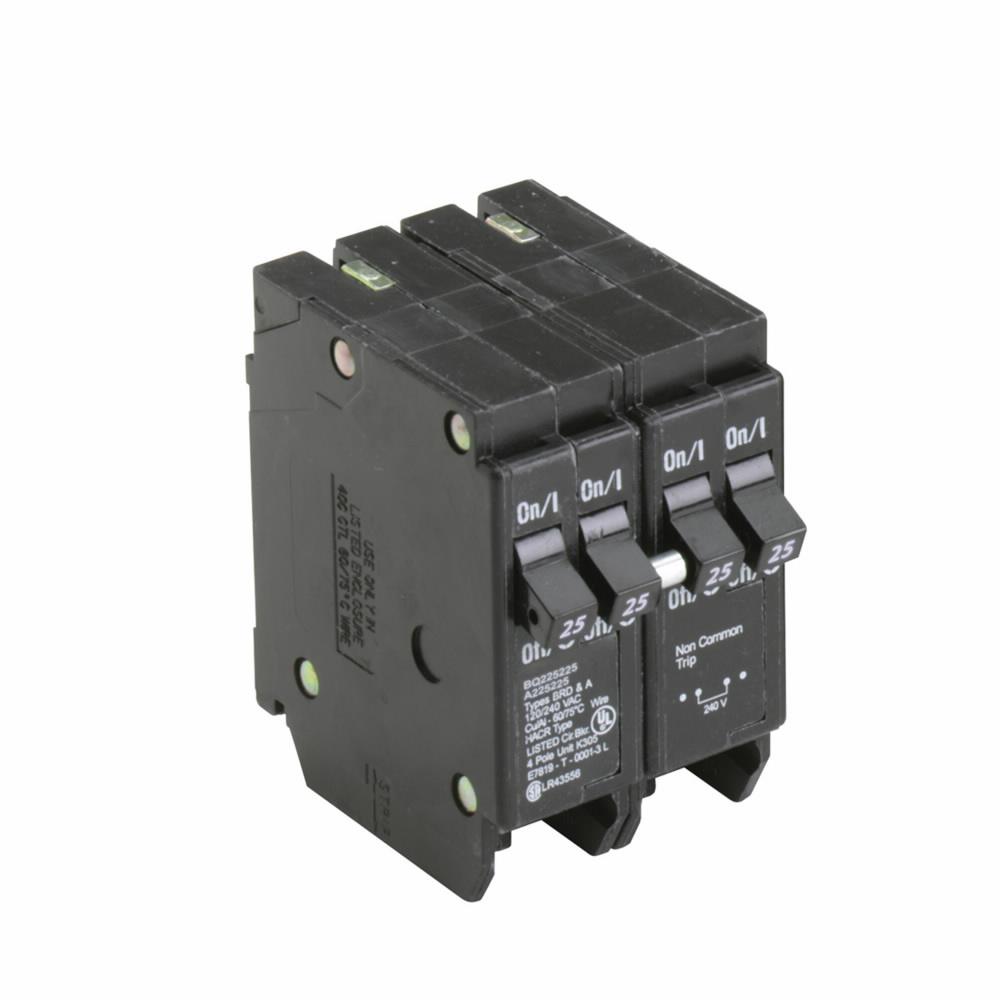 BQ225225 - Eaton - 25 Amp  Quad Circuit Breaker