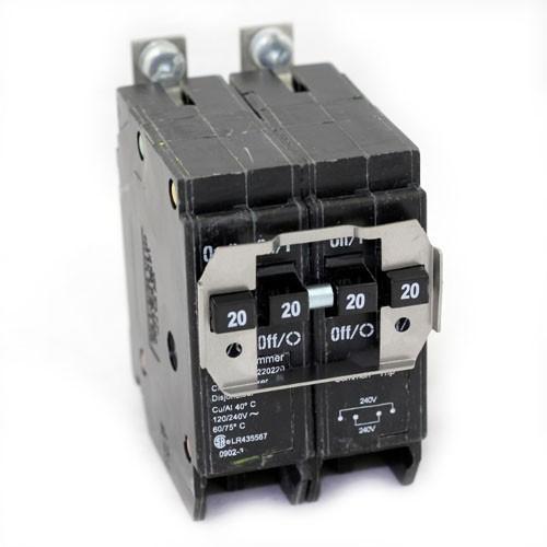 BQLT-220-220 - Commander 2 20 Amp Quad Circuit Breaker