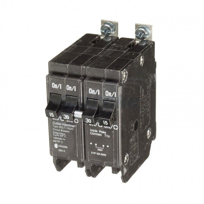 BQLT-215-240 - Commander Quad 15/40 amp Circuit Breaker