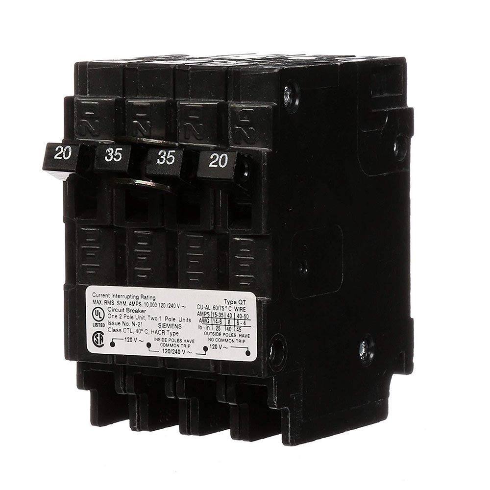 Q22035CT - Siemens - 35 Amp Quad Circuit Breaker