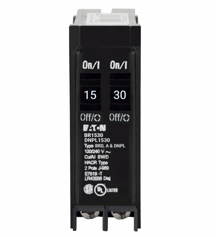 BR1530 - Eaton - 30 Amp  Molded Case Circuit Breaker